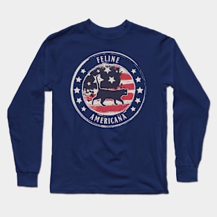 Feline Americana Long Sleeve T-Shirt